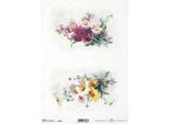 Itd Carta Di Riso Per Decoupage, R1985 Fiori Di Primavera, Camomilla, Mughetto