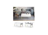 Vicco Couchtisch Riga Weiß 100 X 50 Cm Ausziehbar Wohnzimmer