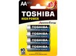 Toshiba LR6GCP BP-4 Batteria Per Uso Domestico Batteria Monouso Stilo Aa Alcalino