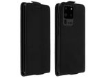 Avizar, Custodia Flip Verticale Per Samsung Galaxy S20 Ultra, Con Portacarte, Nero
