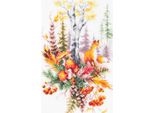 Magic Needle Zweigart Set Punto Croce Edizione "Autumn Forest Soul"", Schema Di Conteggio, 17X27Cm"