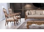 Poltrona Wing Chair Sofa Luxury Living Room Baroque Relax Upholstery Design Seater New