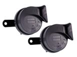 Tromba A 12V, 118 Db, Bicolore, Cocleare, Diametro 80 Mm, Laterale, Omologazione E9, 2 Pz.
