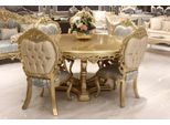 Lusso Tavolo Da Pranzo Rotondo Tavolo Di Design Tavoli Classici Sala Da Pranzo Mobili Oro Nuovo