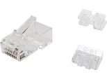Equip Stecker Cat6A Ungeschirmt RJ45 100Stk Transp.