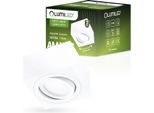Lumiled Faretto A Plafone, Lampada A Plafone, Apparecchio A Plafone, Spot A Plafone, Spot Orientabile A 15° Per Inserto Modulo Led, 230V Bianco Angolare