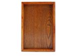 Vassoio Rettangolare In Legno Per Il Tè, Tavolo Da Portata, Piatti, Snack, Conservazione Di Alimenti Per Hotel E Casa (22 X 15 Cm)