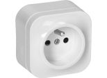 Presa A Muro Monopresa Todo Con Pin IP20 Orno Bianco