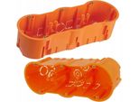 Scatola Elettrica Tripla Profonda Da Incasso 3X68 Con Viti Pawbol