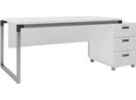 Schreibtisch Büro Möbel Einrichtung Tische Weiß 143x80 Büroeinrichtung