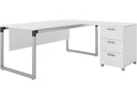 Weißer Schreibtisch Büro Möbel Schreibtische Tisch Tische Eckschreibtisch