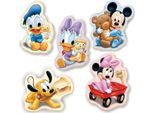 Educa 13813, Mickey, Set Di Puzzle Per Bambini Con 5 Puzzle Per Bambini Da 24 Mesi, Disney