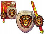 Set Cavaliere In Schiuma Eva Spada E Scudo Leone