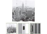 The Living Store Divisorio Per La Stanza Pieghevole 200 X 170 Cm New York By Day In Bianco E Nero