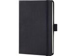 Sigel CO132 Quaderno Conceptum - A6 Circa, A Righe, 194 Pagine, Nero, Copertina Rigida