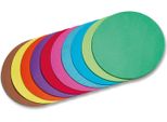 Folia 8960/0 FaltbläTter Rund Ø 10 Cm - 10 Farben Sortiert, 500 Blatt, 70G/Qm