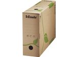 Esselte 623917 Scatola Archivio Eco, 100 Mm, Cartone, Marrone Naturale