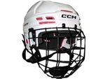 Ccm Tacks 70 Casco Combo Senior, Taglia: M, Colore: Bianco