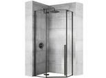 Cabina Doccia Rea Diamond Black 90X90 0
