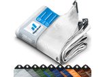 Telone 80G/M² Resistente Agli Agenti Atmosferici, Resistente Ai Raggi Uv E Impermeabile Bianco 150X600 Cm