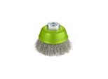 Bosch TopfbüRste Edelstahl Gewellter Draht 75 Mm 0,3 Mm 12500 U/Min M14 (2608622102)