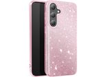 Avizar, Custodia In Silicone Scintillante Per Samsung S24 / S25 - Ultrasottile E Antiurto, Rosa