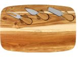 Tagliere Per Formaggi Con Coltelli, 36 X 23 Cm