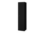Armadio Per Ufficio Armadio Per Archiviazione Armadio Metallico 4 Ripiani Anta A Battente Lamiera D'acciaio Verniciata A Polvere 185 Cm X 45 Cm X 40 Cm Colore: Nero