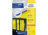 Avery Zweckform® L4765-20 L4765-20 Etichette Per Cartelle - Strette/Corte, (A4 - 20 Fogli) 140 Pezzi, Giallo