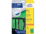 Avery Zweckform® L4764-20 Etichette Per Cartelle - Strette/Corte, (A4 - 20 Fogli) 140 Pezzi, Verde