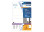 Herma 10155 10155 Etichette Per Cartelle A4 Bianco 192X38 Mm Mobili/Rimovibili, 175 Pezzi