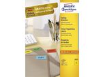 Avery Zweckform® 3455 3455 Etichette - 105 X 37 Mm, Giallo, 1.600 Etichette/100 Fogli, Permanente