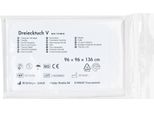 SÖHngen® 1010004 Dreiecktuch V Form - Din 13168, Reinweiß