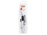 Herlitz 10999738 Stilografica My.Pen - Pennino M, Rosso/Grigio
