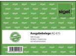 Sigel AG615 Schede Di Emissione - A6 Orizzontale, Carta Rosa, Con Stampa Di Sicurezza, 50 Fogli