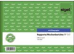 Sigel RP517 Rapporti/Settimanali - A5 Orizzontale, Bl, Mp, 100 Fogli
