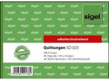 Sigel SD023 Ricevute Con Stampa Di Sicurezza - A6 Orizzontale, 1° E 2° Foglio Stampato, Sd, Mp, 3 X 40 Fogli