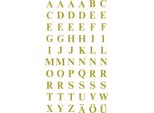 Avery Zweckform® 3727 3721 Etichette Per Lettere - A-Z, 7,5 Mm, Oro, Autoadesive, Resistenti Alle Intemperie, 120 Etichette