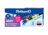 Pelikan® 338293 Cartuccia D'inchiostro 4001® Per Penna Stilografica Lamy - Blu Reale, 5 Pezzi