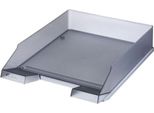 Vaschetta Porta Lettere Herlitz, Din A4, Polistirolo, Grigio-Trasparente
