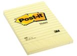 Post-It Haftnotizen, 102 X 152 Mm, Liniert, Gelb
