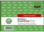 Sigel® SD026 Cartellini Di Emissione/Ricevimento Con Stampa Di Sicurezza - A6 Orizzontale, 1° E 2° Foglio Stampato, Sd, Mp, 2 X 40 Fogli(P)