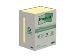Post-It® 6531B Appunti Per Il Riciclo - 38 X 51 Mm, Giallo Pastello, 6 X 100 Fogli