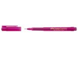 Faber-Castell 155428 Fineliner Broadpen 1554 - 0,8 Mm, Rosa (Indelebile)