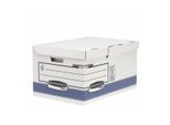 Fellowes® 1141501 Bankers Box® System Scatola Con Coperchio A Cerniera Maxi