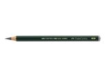 Faber-Castell 119302 Castell® 9000 Matita Jumbo - 2B, Verde Scuro