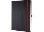 Sigel CO660 Taccuino Conceptum Red Edition - Circa A4, A Scacchi, Nero, Copertina Rigida