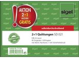 Sigel® T1178 2 + 1 Scontrini Promozionali Con Stampa Di Sicurezza - A6 Orizzontale, Sd, Mp, 2 X 40 Fogli