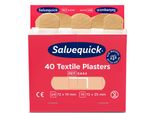 Salvequick® 6444 Strisce Di Cerotto - 6X 40 Pezzi, Cerotti Elastici Tessili