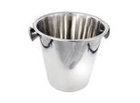Cestino Per Ghiaccio 20 Cm In Acciaio Inox Secchiello Per Champagne Secchiello Per Ghiaccio Vassoio Per Cubetti Di Ghiaccio 43